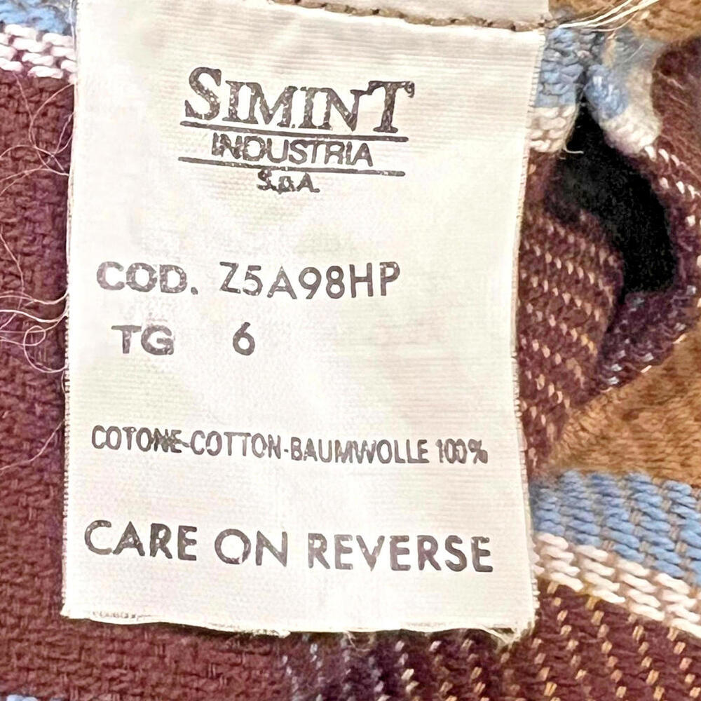 Vintage Armani Plaid Belted Maxi Dress - Picture 8 of 8